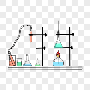 化学实验流程教育仪器彩色液体图片