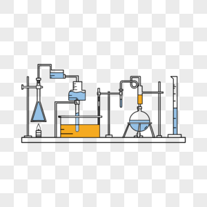 化学烧杯实验横幅大纲图高清图片