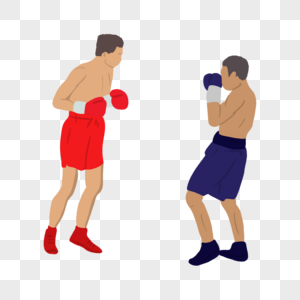 拳击男人比赛卡通竞争图片