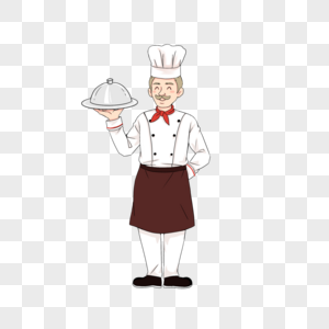 厨师人物卡通形象图片