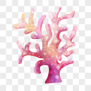 珊瑚水晶粉色梦幻图片图片