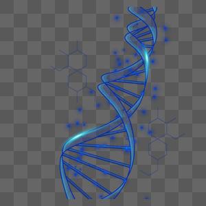 螺旋dna抽象光效分子图片