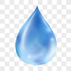 水滴蓝色宝石图样梦幻图片