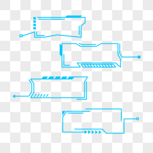 科技抽象线框文字对话框图片