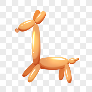 可爱的玩具气球长颈鹿动物图片