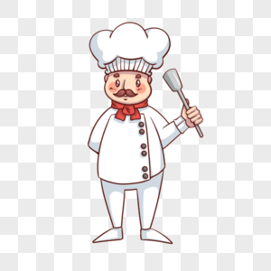可爱的卡通厨师形象高清图片