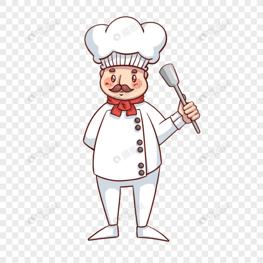 可爱的卡通厨师形象图片