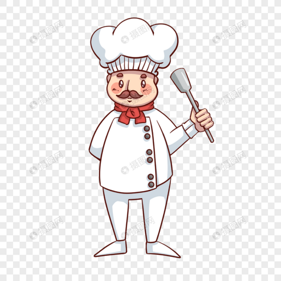 可爱的卡通厨师形象图片