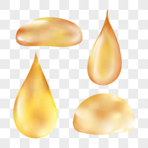 金色写实的液体果汁水滴滴落图片