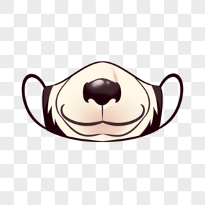 卡通猩猩可爱动物嘴巴口罩图片