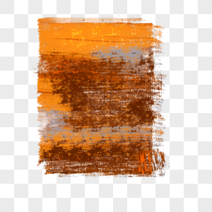 脏橘色橙色油漆泼墨纹理水彩笔刷图片