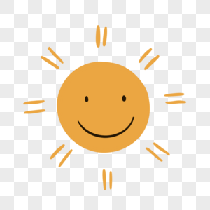 笑脸太阳图图片