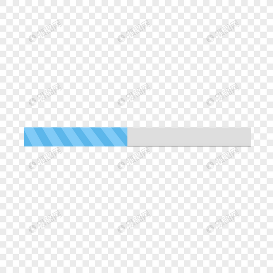 蓝色条纹简约页面等待图标标签图片