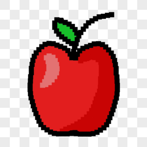 像素艺术游戏用品红色苹果图片