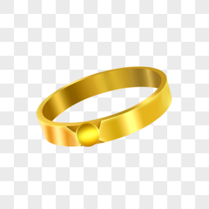 黄金材质漂亮婚礼戒指图片