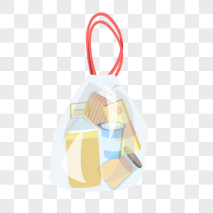 超市食物购物袋袋子图片