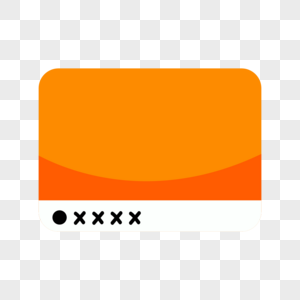 世界图形日橙色号码卡片图片