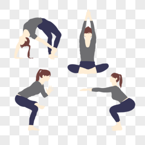训练瑜伽运动姿势图片
