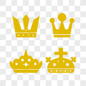 对称皇冠徽标图片