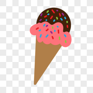 夏季冰激凌甜筒图片