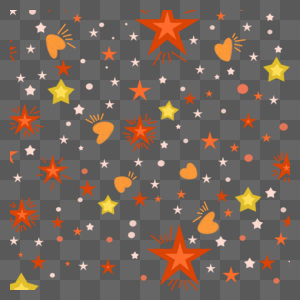 橘红色发光星星天空宇宙航星图图片