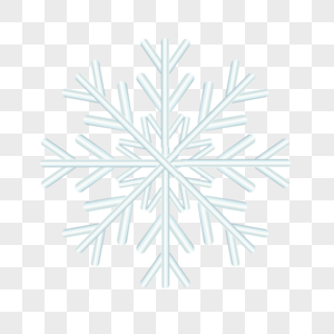 六角形的雪花图片