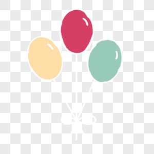 三支情人节气球装饰品图片