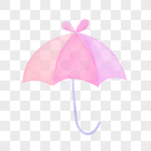 雨伞遮阳伞粉色叶子图片绘画图片