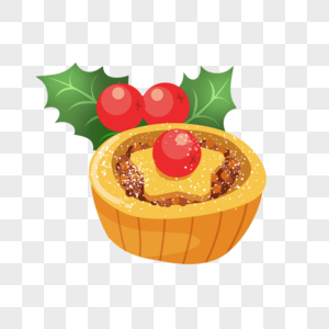 圣诞英式肉馅饼浆果甜点图片