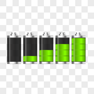 电池立体充电绿色光效能源高清图片