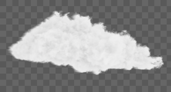 云朵白色写实几何漂浮的积云图片