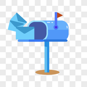 邮箱邮件概念精美蓝色信件图片