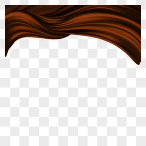 巧克力抽象波浪边框图片