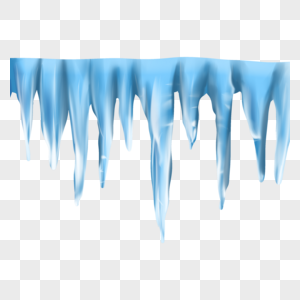 冰柱不规则形状图片