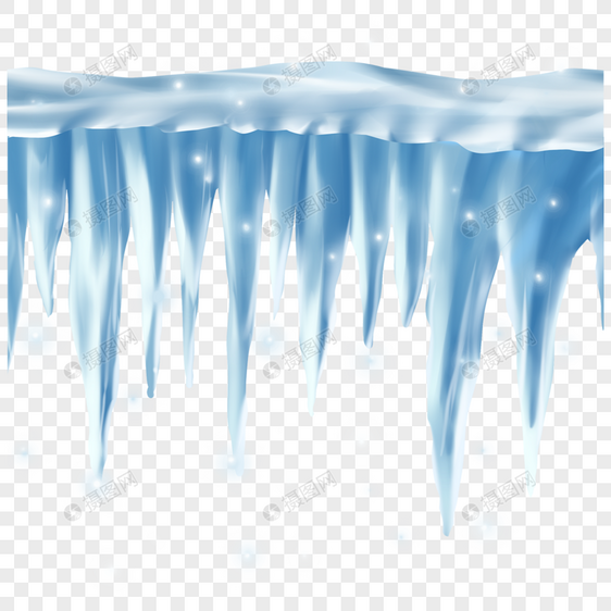 冰柱闪亮的冰块图片