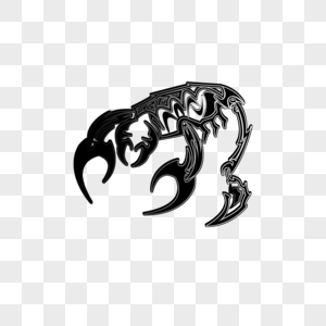 蝎子纹身图案图片
