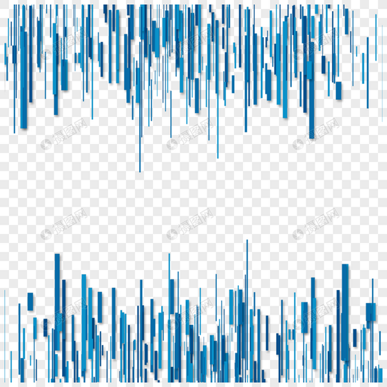 线条蓝色细密线条边框图片