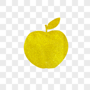 苹果金色闪亮抽象图片