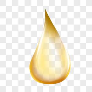 透明水滴黄色立体图片图片