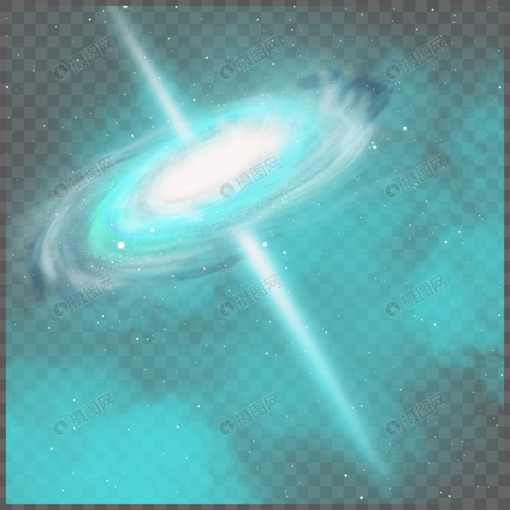 星空蓝色抽象光效超新星爆炸图片
