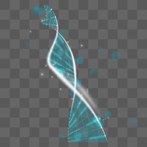 dna分子抽象蓝色螺旋图片