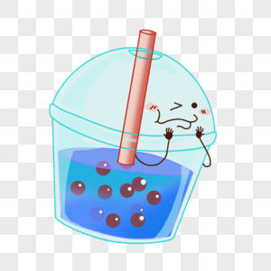 甘露蓝莓珍珠茶吸管图片图片