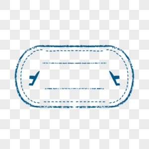 标签扁圆形线条蓝色图案图片