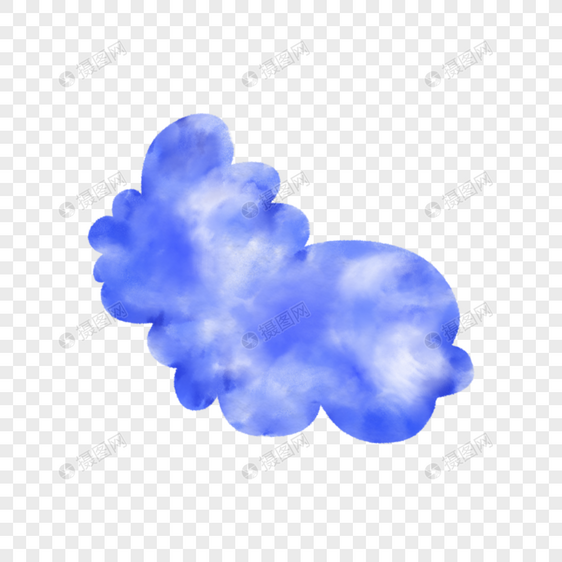 云朵可爱卡通蓝色图片