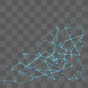 抽象点线未来数据技术图片