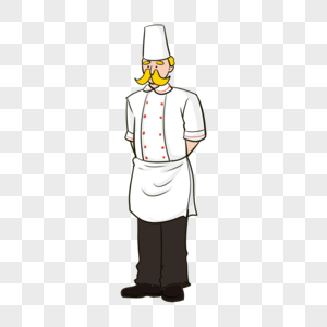 卡通厨师人物形象图片