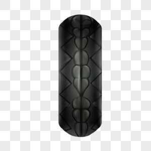 黑色花纹立体质感轮胎图片