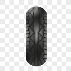 黑色橡胶材质立体质感轮胎高清图片