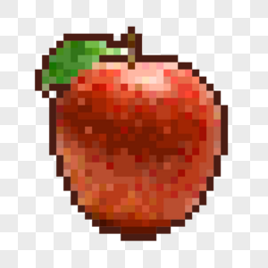 像素游戏水果好吃的苹果图片