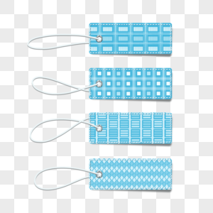 复古纹理图案蓝色标签图片